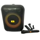 Caixinha de Som DJ Party D2611 80w RMS, Portatil, Mic, Aux, Bluethooth, USB, TWS Led Alça