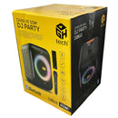 Caixinha de Som DJ Party D2611 80w RMS, Portatil, Mic, Aux, Bluethooth, USB, TWS Led Alça
